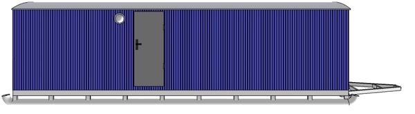 Вагон-дом на полозьях / санях